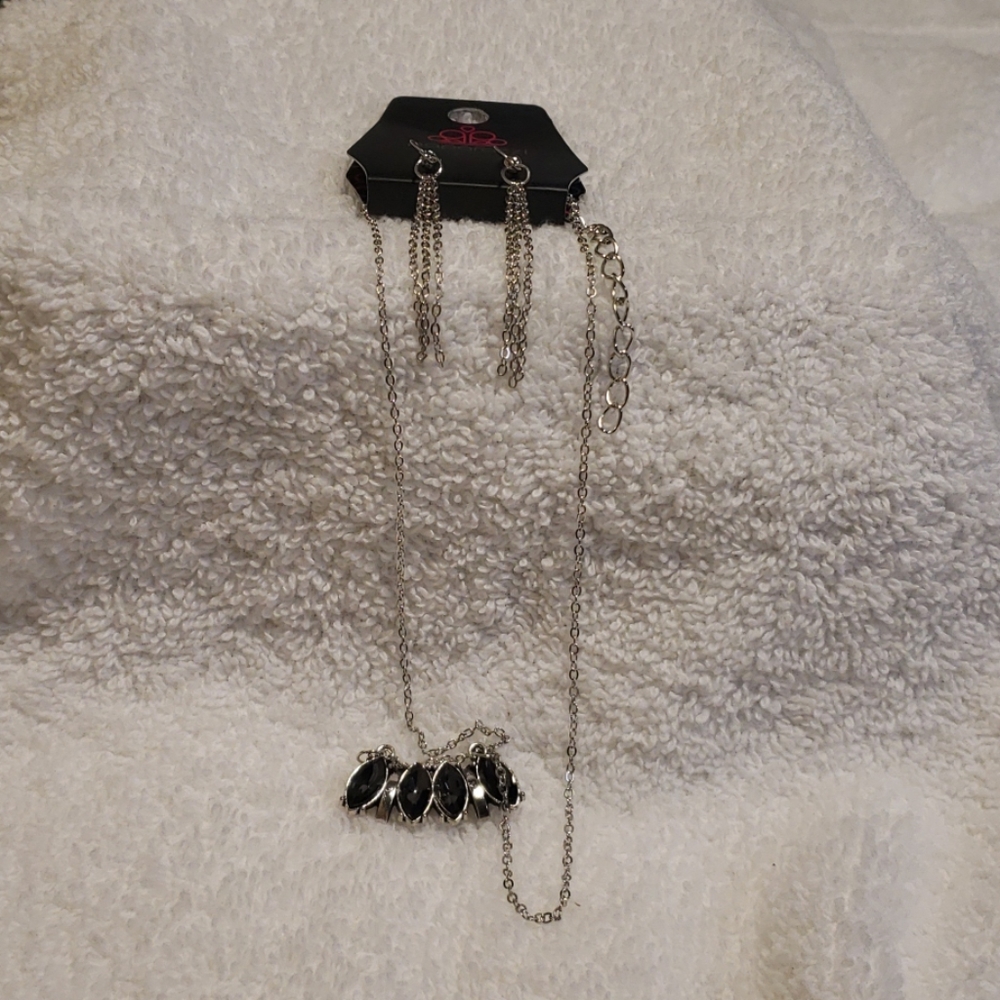 Necklace and earrings